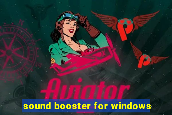 sound booster for windows